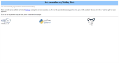 Desktop Screenshot of lists.easaonline.org